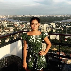 GUESS Los Angeles, tropical romper, green, size 0